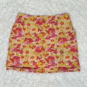 Old Navy Women's M Medium Floral Pixie Mini Skirt Boho Hippie Peasant festival